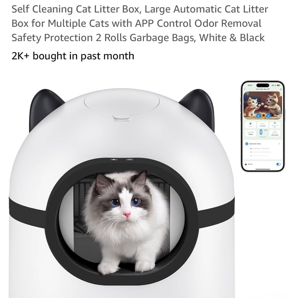 Amztoy Self Cleaning Litter BoxBRAND NEW